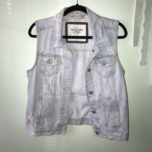 A&F Jean Vest
